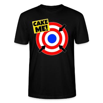 CAKE ME - Stanley/Stella Unisex Bio-T-Shirt CRAFTER - Schwarz - Vorne - Alina (178cm) & Michal (187cm)
