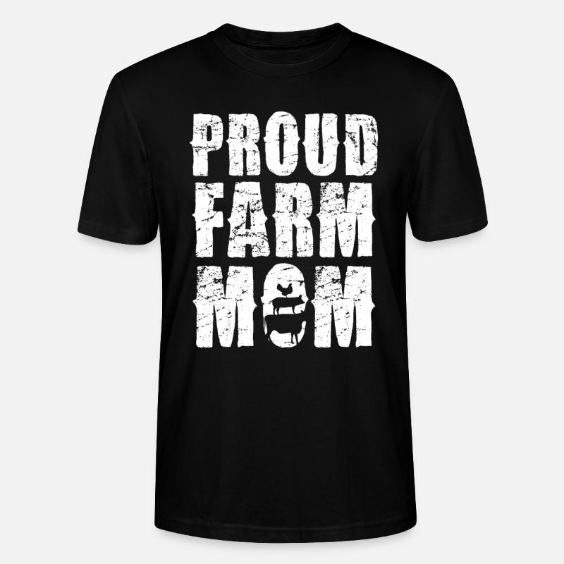 Déclaration de Proud Farm Mama - T-shirt bio CRAFTER Stanley Stella Unisexe - noir