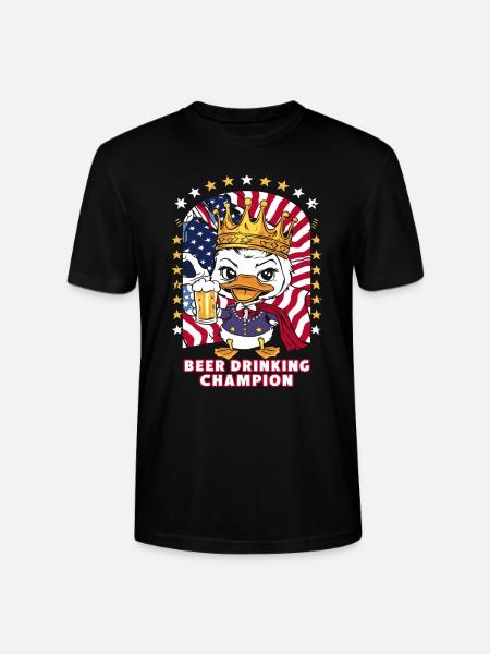 Beer Drinking Champion - Stanley/Stella Unisex Bio-T-Shirt CRAFTER - Schwarz