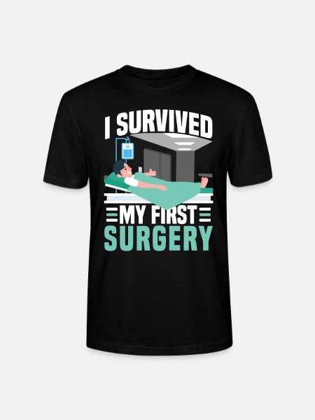Surgical Surgery Surgery PAtient - Stanley/Stella CRAFTER Unisex Organic T-Shirt - black