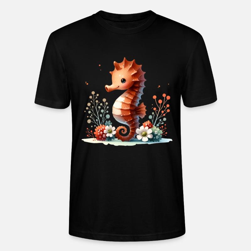 Hippocampe Hippocampe - T-shirt bio CRAFTER Stanley Stella Unisexe - noir