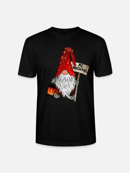 PC Gnome Christmas Gnome - Stanley/Stella CRAFTER Unisex Organic T-Shirt - black