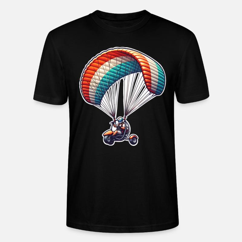 Motorschirm Paramotor - Stanley/Stella CRAFTER Unisex Organic T-Shirt - black