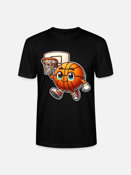 Basketball Basketballer - Stanley/Stella Unisex Bio-T-Shirt CRAFTER - Schwarz