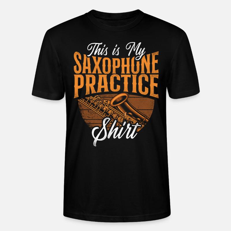 Saxophone C’est mon saxophone - T-shirt bio CRAFTER Stanley Stella Unisexe - noir