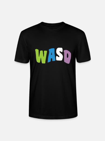 Groovy WASD Gaming - Stanley/Stella CRAFTER Unisex Organic T-Shirt - black