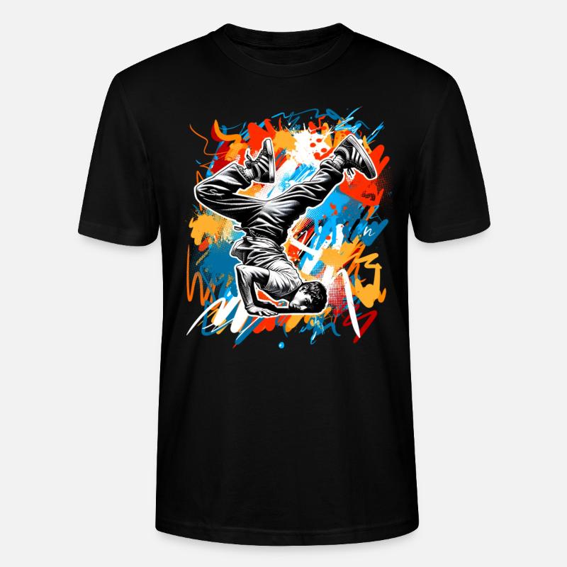 Breakdance - Stanley/Stella Unisex Bio-T-Shirt CRAFTER - Schwarz