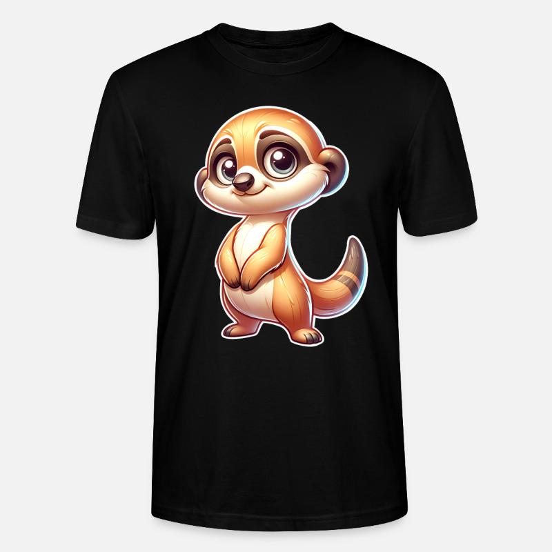 Erdmännchen - Stanley/Stella Unisex Bio-T-Shirt CRAFTER - Schwarz
