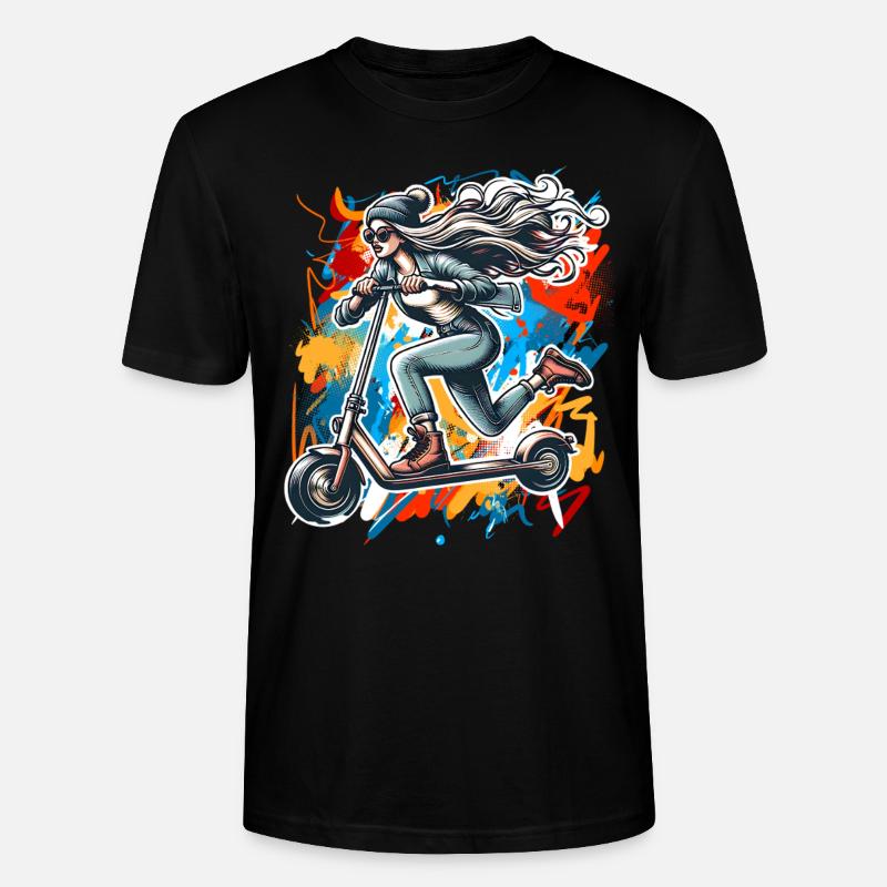 Trottinettes E-Scooters E-Scooters - T-shirt bio CRAFTER Stanley Stella Unisexe - noir