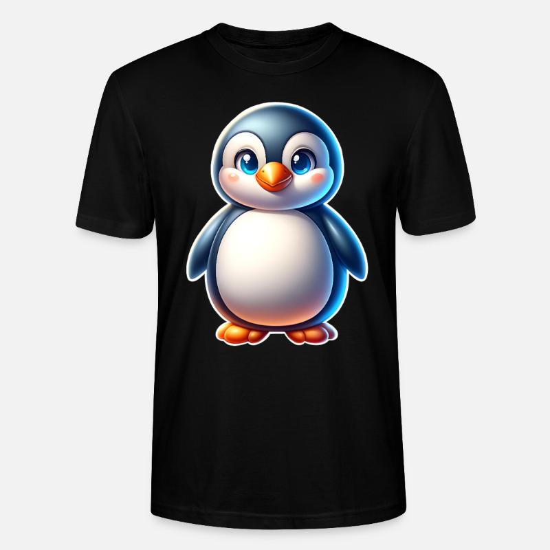 Pinguin - Stanley/Stella Unisex Bio-T-Shirt CRAFTER - Schwarz