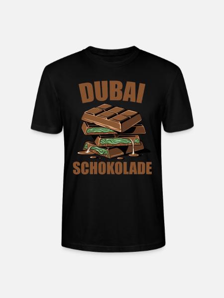 Dubai Dab my Chocolate - Stanley/Stella CRAFTER Unisex Organic T-Shirt - black