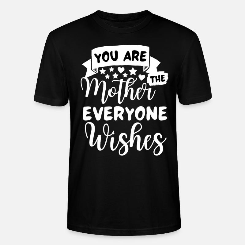 Beste Mama Spruch Mutter Sprüche - Stanley/Stella Unisex Bio-T-Shirt CRAFTER - Schwarz