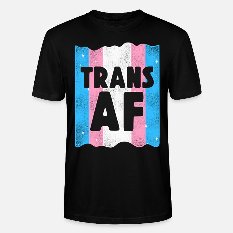 Transgender Trans LGBT Pride - Stanley/Stella Unisex Bio-T-Shirt CRAFTER - Schwarz