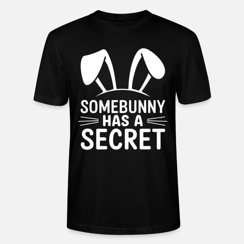 Funny Easter Bunny Easter Saying - Stanley/Stella CRAFTER Unisex Organic T-Shirt - black