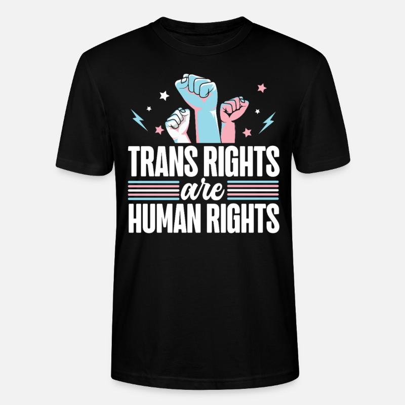 Transgender Trans LGBT Pride - Stanley/Stella Unisex Bio-T-Shirt CRAFTER - Schwarz
