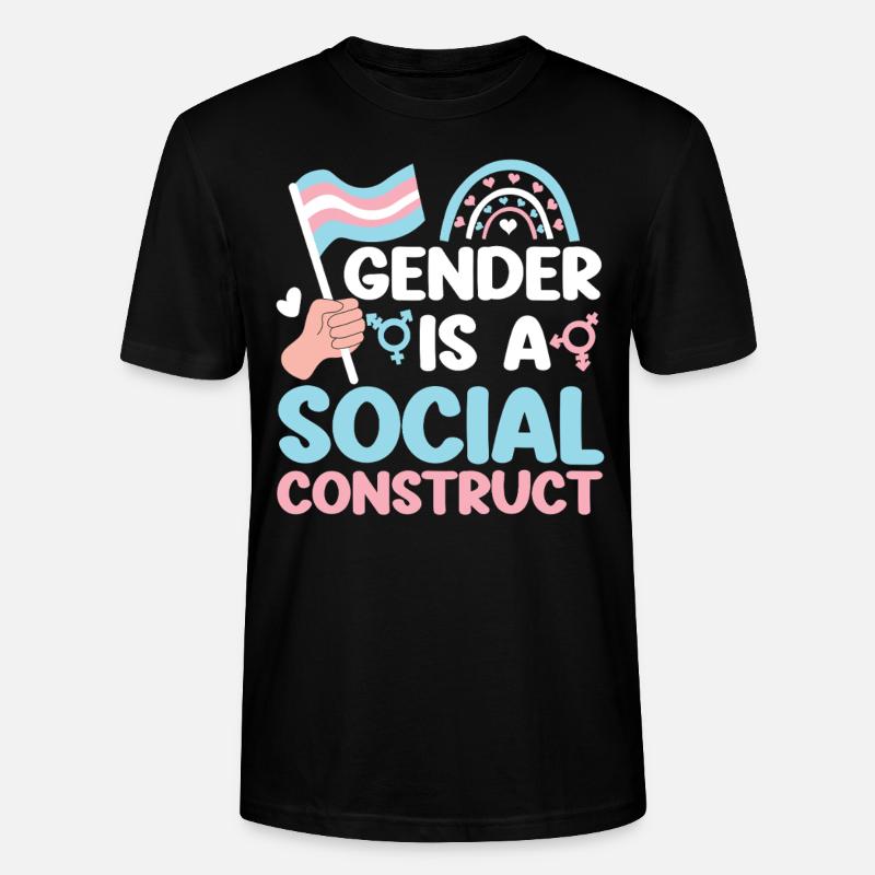 Transgender Trans LGBT Pride - Stanley/Stella Unisex Bio-T-Shirt CRAFTER - Schwarz