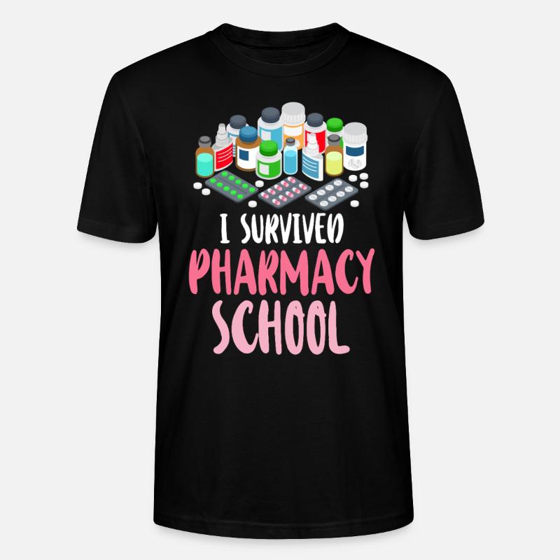 Pharmacy Tech Technician - Stanley/Stella Unisex Bio-T-Shirt CRAFTER - Schwarz