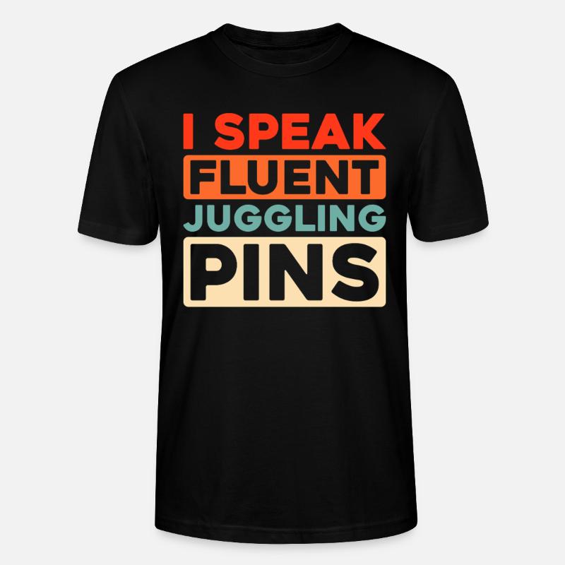 Jongleur - T-shirt bio CRAFTER Stanley Stella Unisexe - noir