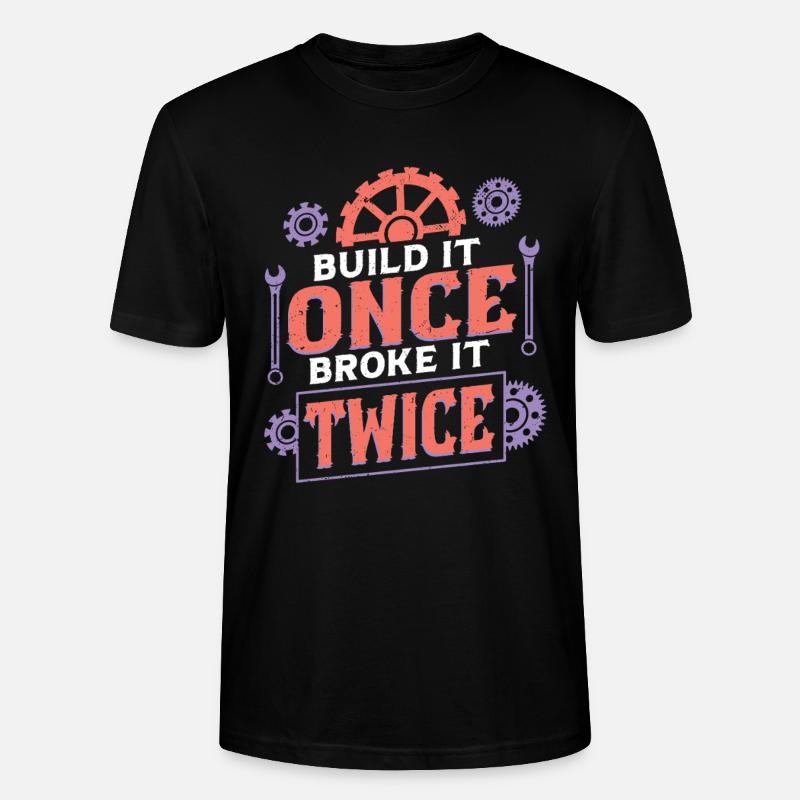 Engineer Engineering Sciences - Stanley/Stella CRAFTER Unisex Organic T-Shirt - black