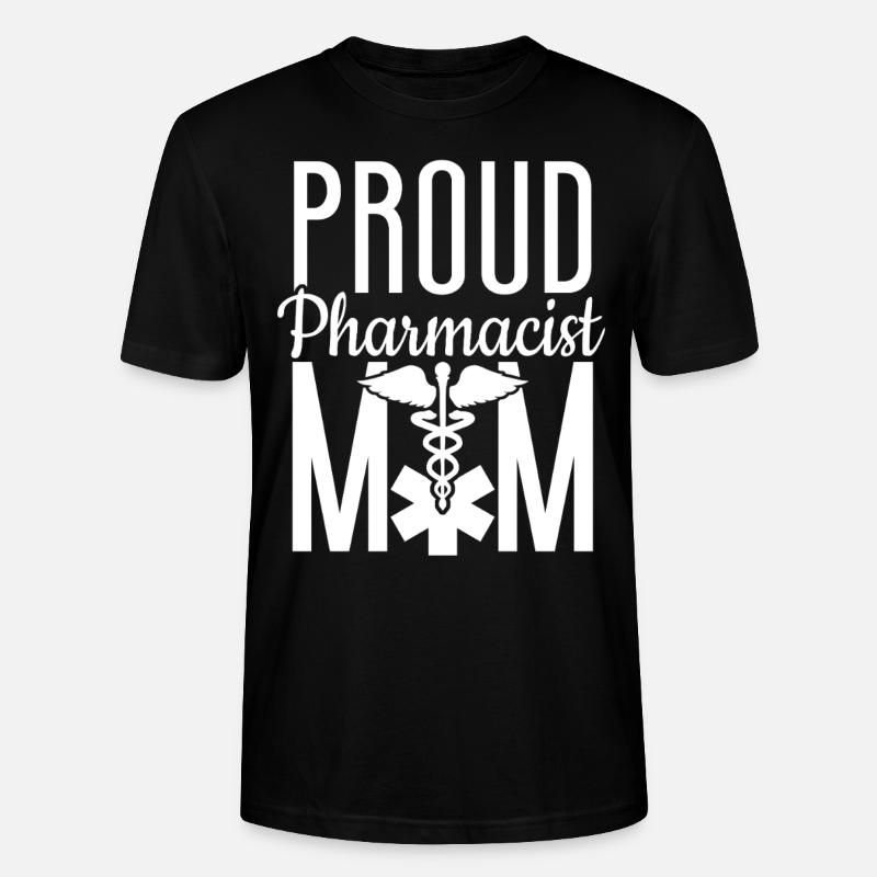 Pharmacy Tech Technician - Stanley/Stella Unisex Bio-T-Shirt CRAFTER - Schwarz