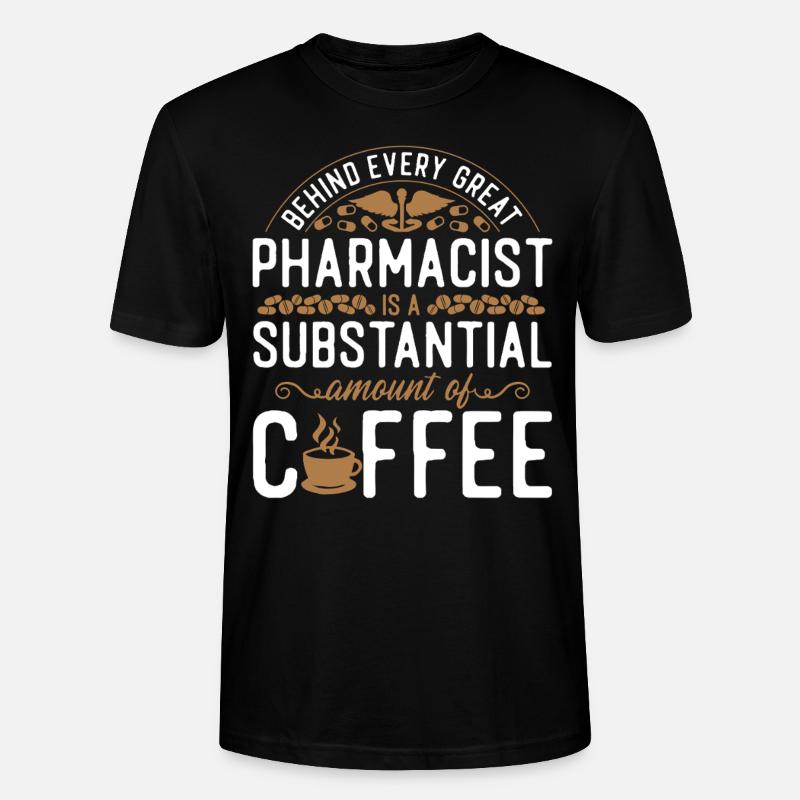 Pharmacy Tech Technician - Stanley/Stella Unisex Bio-T-Shirt CRAFTER - Schwarz