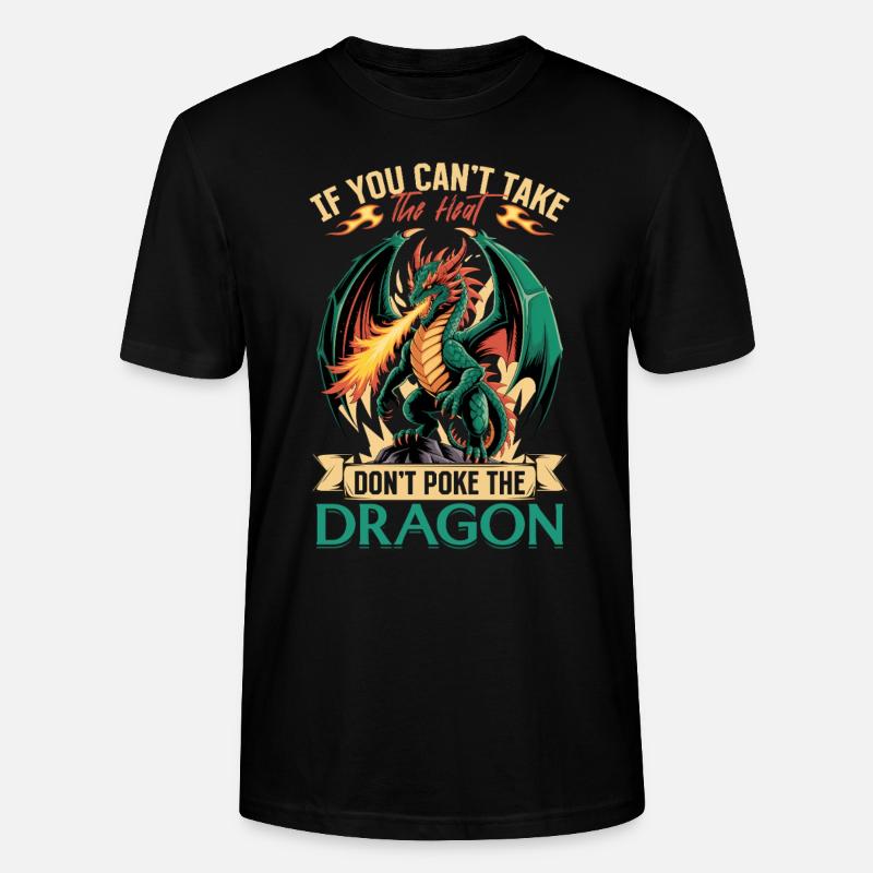 Fantasy Dragons Mythical Creatures - Stanley/Stella Unisex Bio-T-Shirt CRAFTER - Schwarz