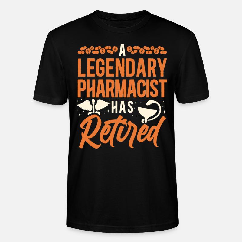 Pharmacy Tech Technician - Stanley/Stella CRAFTER Unisex Organic T-Shirt - black