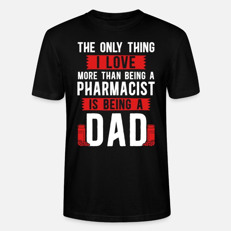 Pharmacy Tech Technician - Stanley/Stella Unisex Bio-T-Shirt CRAFTER - Schwarz