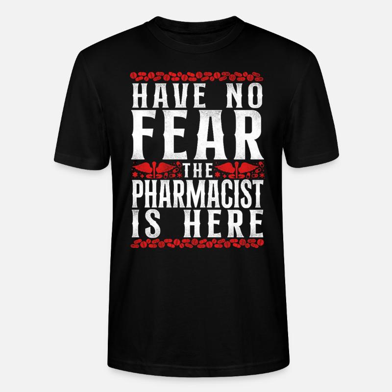 Pharmacy Tech Technician - Stanley/Stella Unisex Bio-T-Shirt CRAFTER - Schwarz