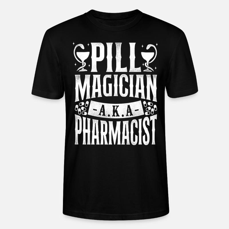 Pharmacy Tech Technician - Stanley/Stella Unisex Bio-T-Shirt CRAFTER - Schwarz