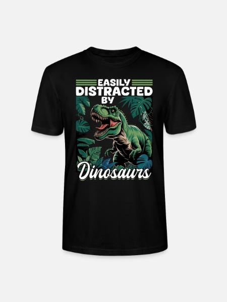 Dinosaur T-Rex kids - Stanley/Stella Unisex Bio-T-Shirt CRAFTER - Schwarz
