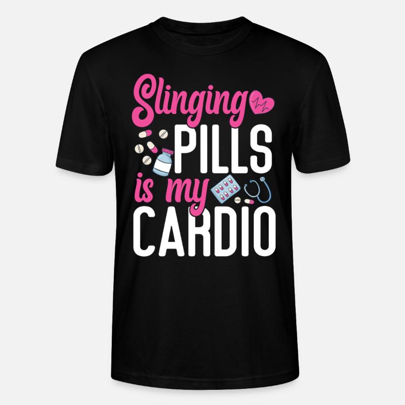 Technicien en pharmacie - T-shirt bio CRAFTER Stanley Stella Unisexe - noir