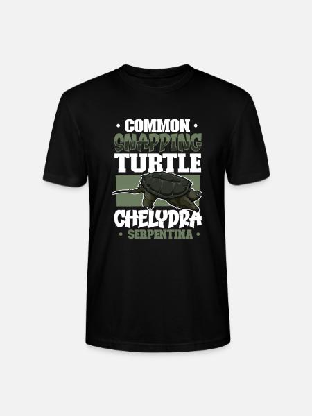 Snapping Turtle - Stanley/Stella CRAFTER Unisex Organic T-Shirt - black