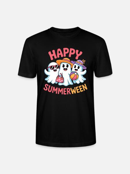 Happy Summerween Halloween Eis - Stanley/Stella Unisex Bio-T-Shirt CRAFTER - Schwarz