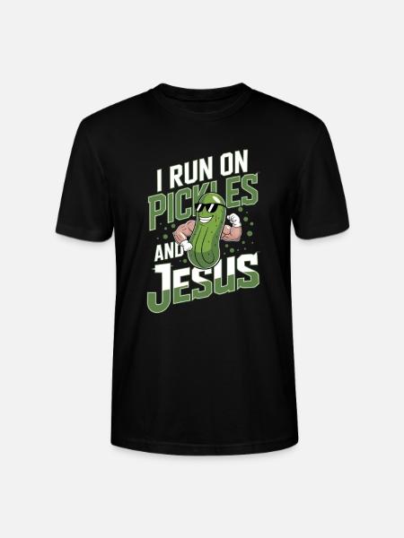 Gurke Jesus Glaube Christ - Stanley/Stella Unisex Bio-T-Shirt CRAFTER - Schwarz