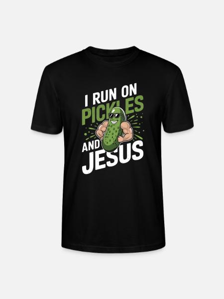 Gurke Jesus Glaube Christ - Stanley/Stella Unisex Bio-T-Shirt CRAFTER - Schwarz