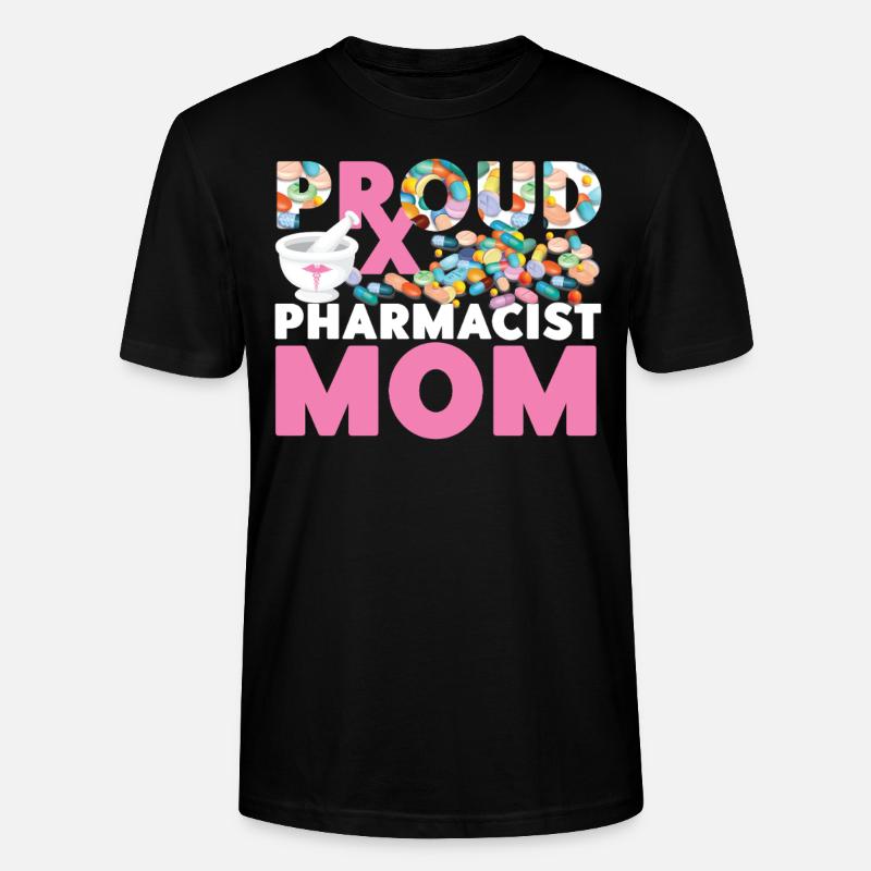 Technicien en pharmacie - T-shirt bio CRAFTER Stanley Stella Unisexe - noir