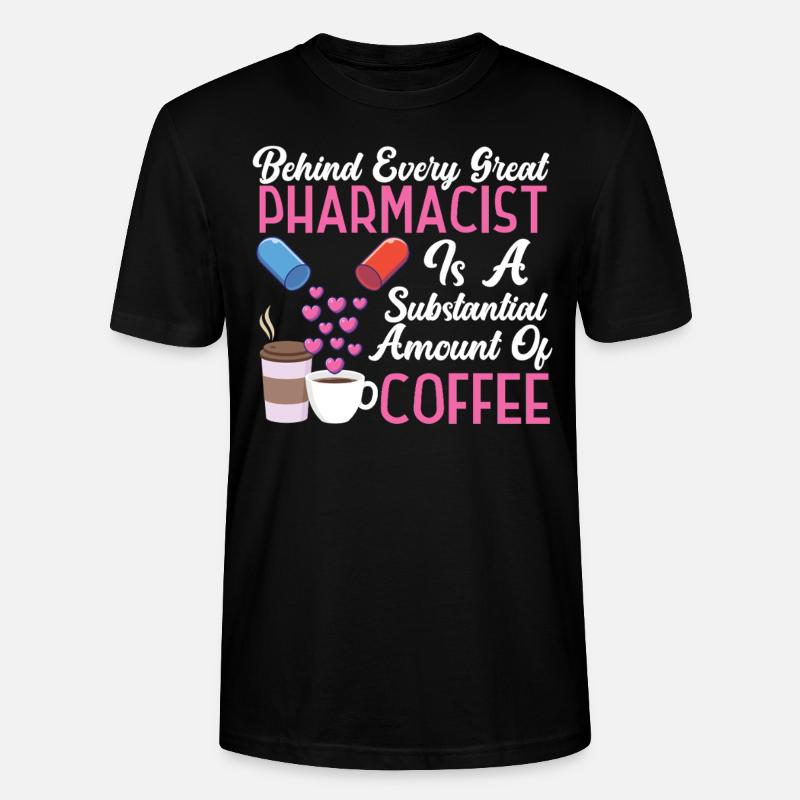 Pharmacy Tech Technician - Stanley/Stella CRAFTER Unisex Organic T-Shirt - black