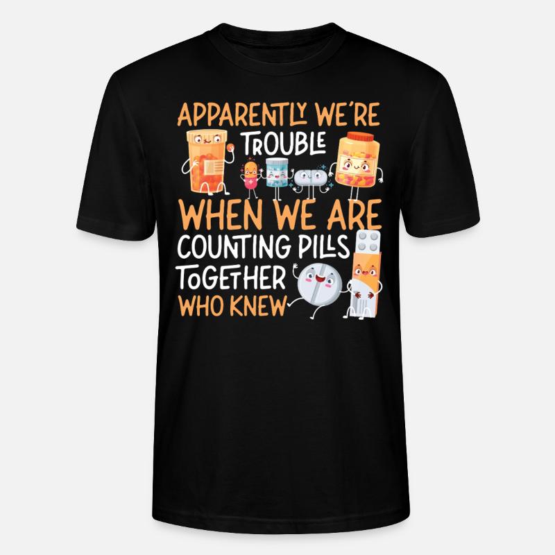 Pharmacy Tech Technician - Stanley/Stella Unisex Bio-T-Shirt CRAFTER - Schwarz