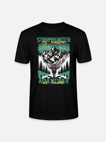 Sturmjäger Meteorologe - Stanley/Stella Unisex Bio-T-Shirt CRAFTER - Schwarz