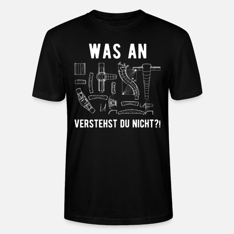 Spengler Klempner Dachdecker Flaschner - Stanley/Stella Unisex Bio-T-Shirt CRAFTER - Schwarz