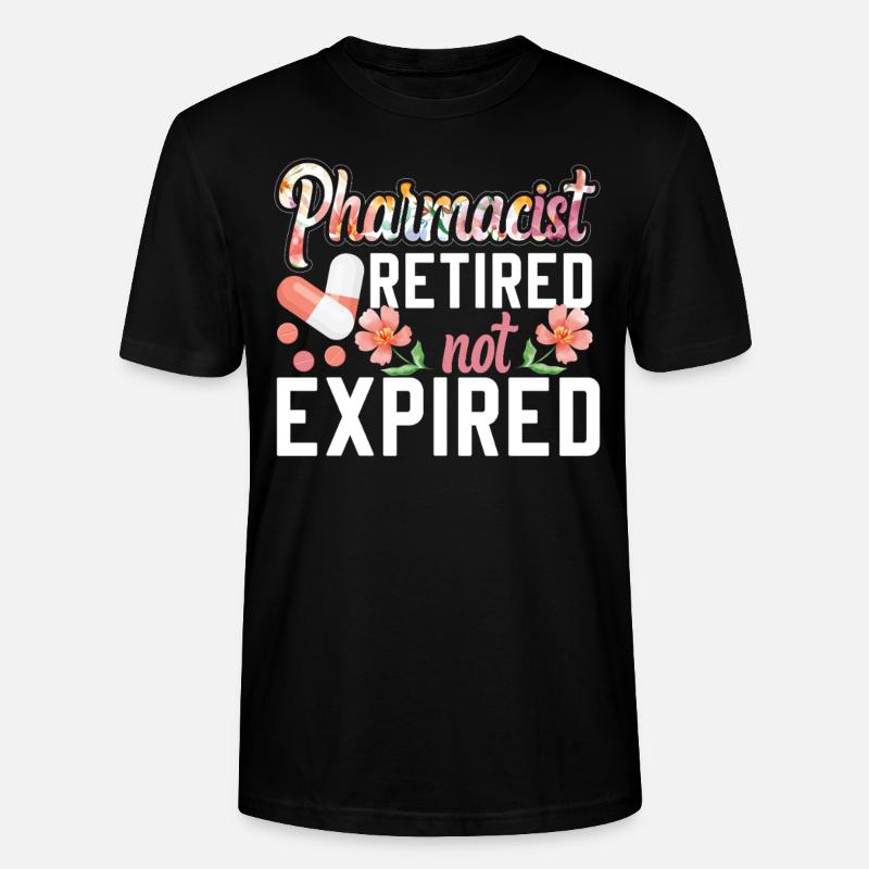 Technicien en pharmacie - T-shirt bio CRAFTER Stanley Stella Unisexe - noir