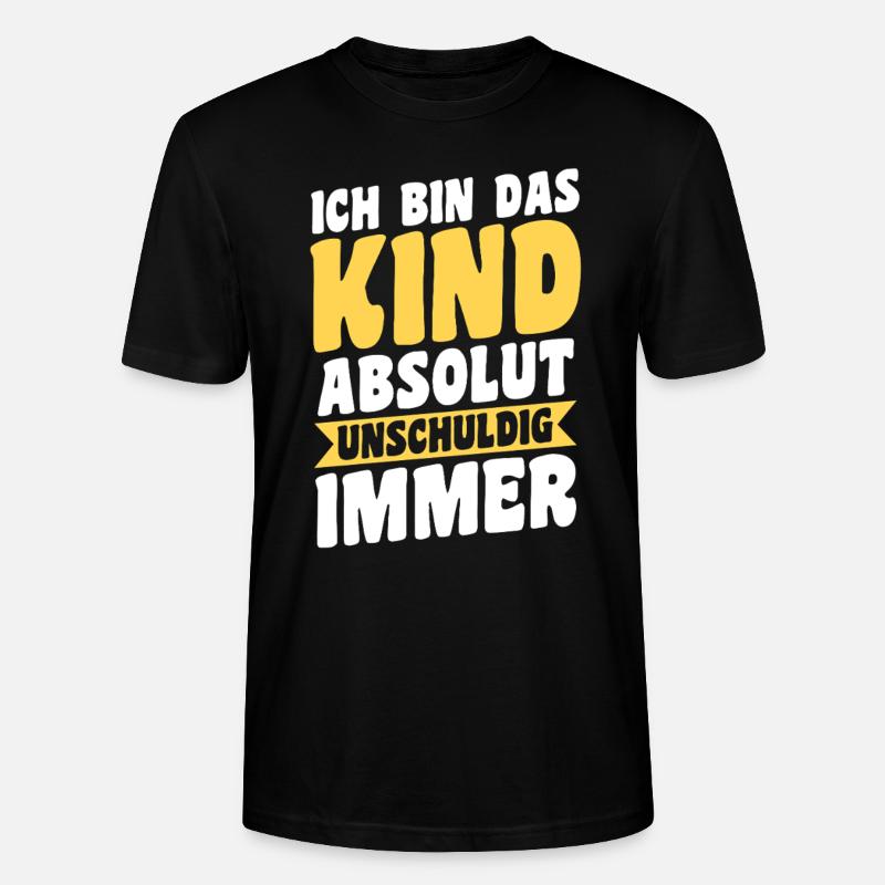 Tochter Sohn - Stanley/Stella Unisex Bio-T-Shirt CRAFTER - Schwarz