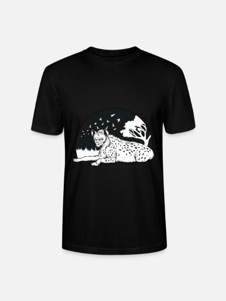 hyena - Stanley/Stella CRAFTER Unisex Organic T-Shirt - black