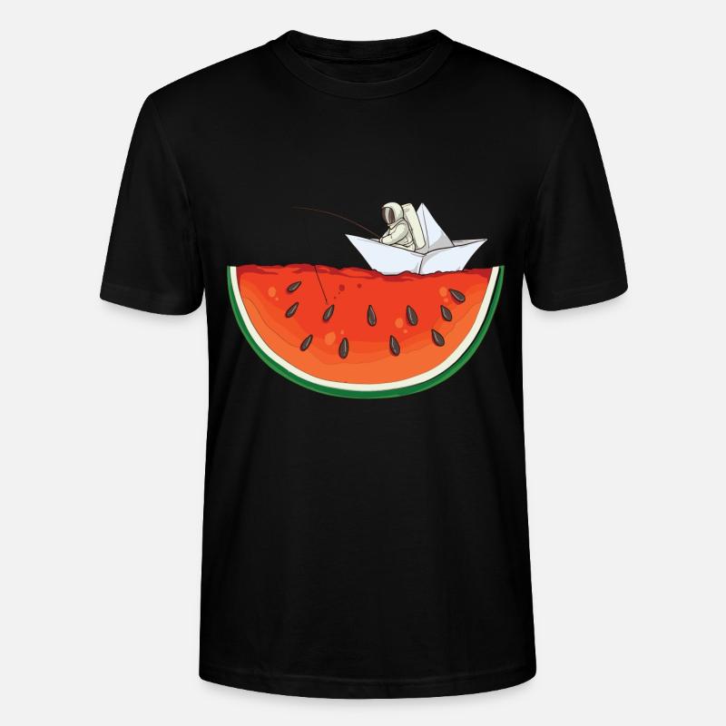 Pastèque - T-shirt bio CRAFTER Stanley Stella Unisexe - noir