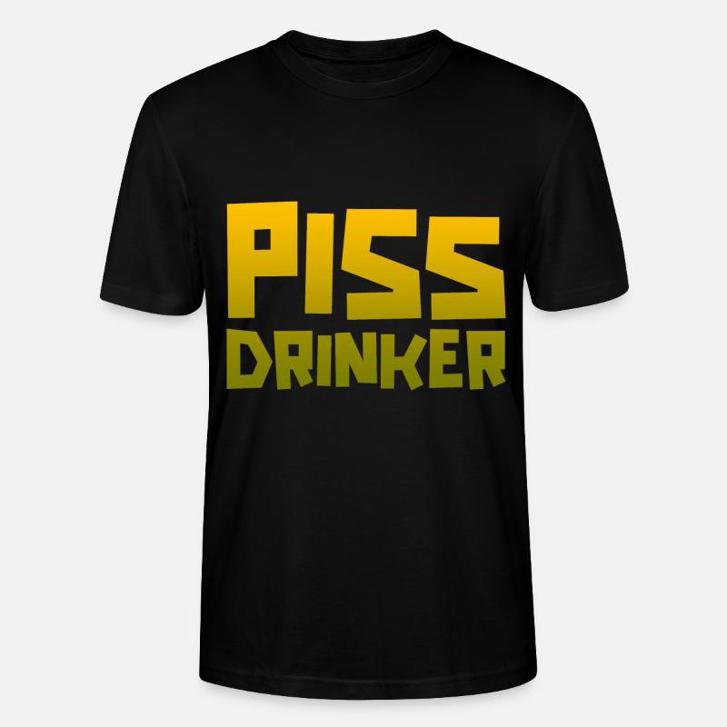 Piss Drinker 11 - Stanley/Stella Unisex Bio-T-Shirt CRAFTER - Schwarz
