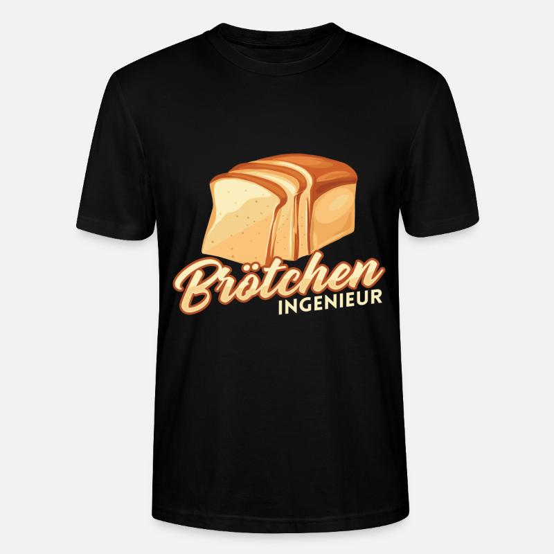 Bäcker Backen Konditor - Stanley/Stella Unisex Bio-T-Shirt CRAFTER - Schwarz