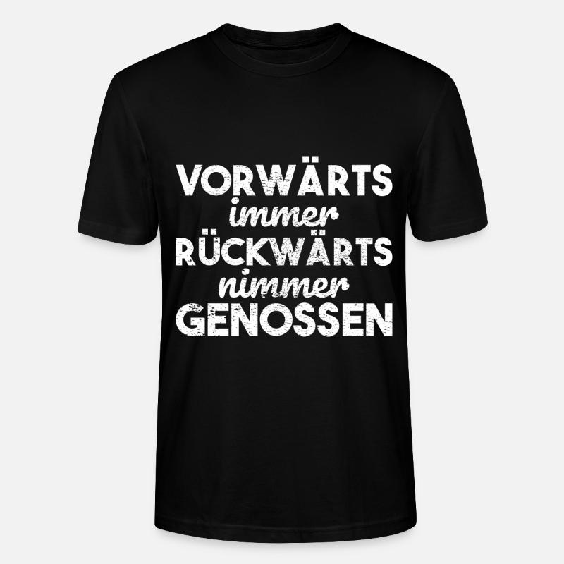 DDR Nostalgie Spruch Geschenk - Stanley/Stella Unisex Bio-T-Shirt CRAFTER - Schwarz
