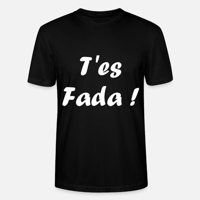 fada - T-shirt bio CRAFTER Stanley Stella Unisexe - noir