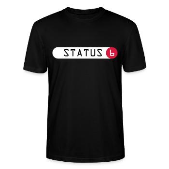 Statut 6 - Le T-shirt Service des incendies - T-shirt bio CRAFTER Stanley Stella Unisexe - noir - Devant - Alina (178cm) & Michal (187cm)